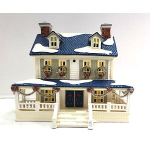 Department 56 The Original Snow Village Snowy Pines Inn REPAIRED lighted